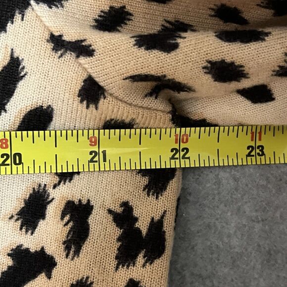 Womens Cardigan Duster SZ XL Long Animal Leopard Cheetah Casual Exotic Party Y2K - Picture 10 of 10